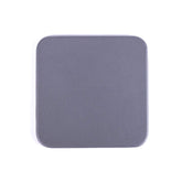 Gray Leatherette Coaster, Square